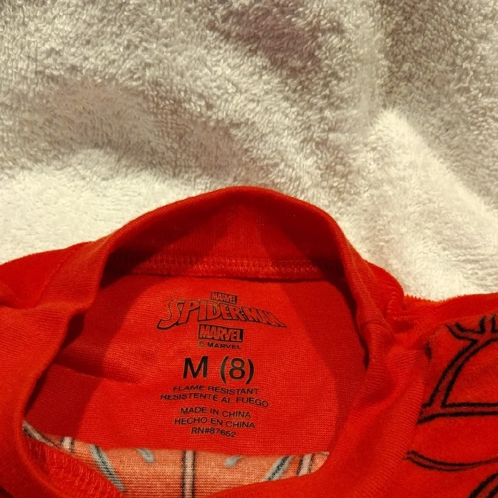 Marvel Spiderman Halloween Pajamas in Red and Blue - Picture 3 of 5
